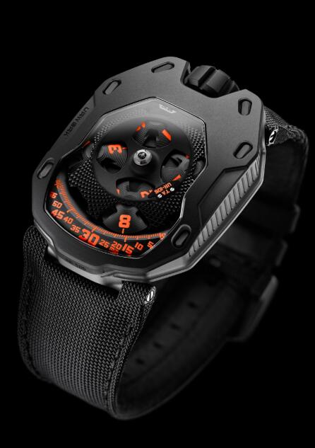 Urwerk Watch Replica 105 Clockwork Orange collection UR-105 TA